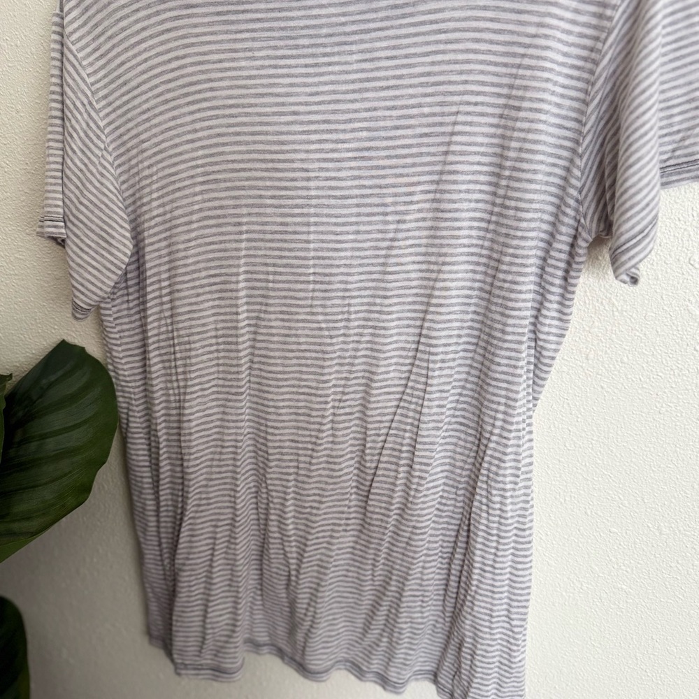 Black White Striped Graphic Tee - Life Clothing Co - Picture 6 of 6
